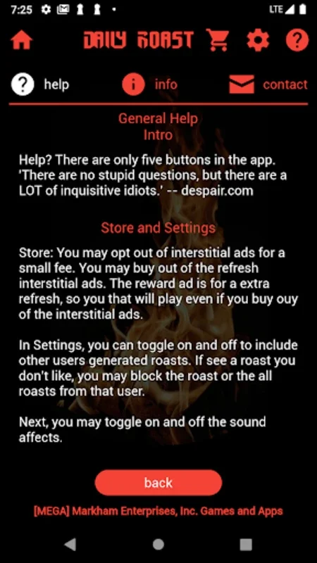 dailyroast for Android - Enjoy Daily Witty Humor