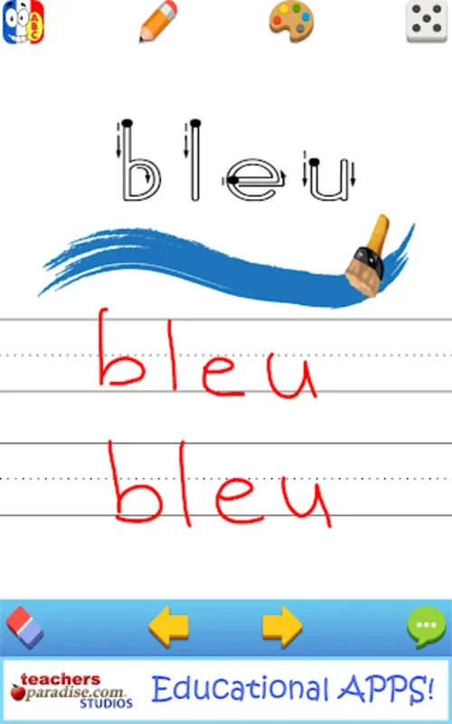 Kids Learn and Write French for Android: Interactive Language Learning