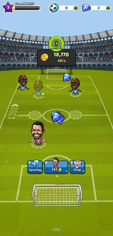 Merge Puppet Soccer for Android - Build Your Dream Team