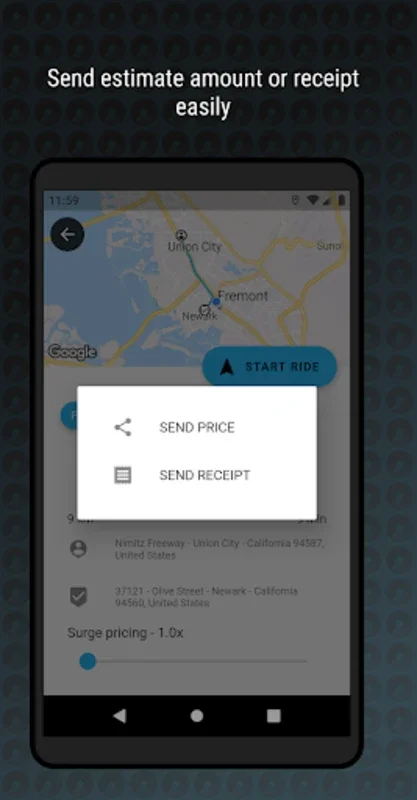 Blumeter - Efficient Fare Meter for Android Private Rides