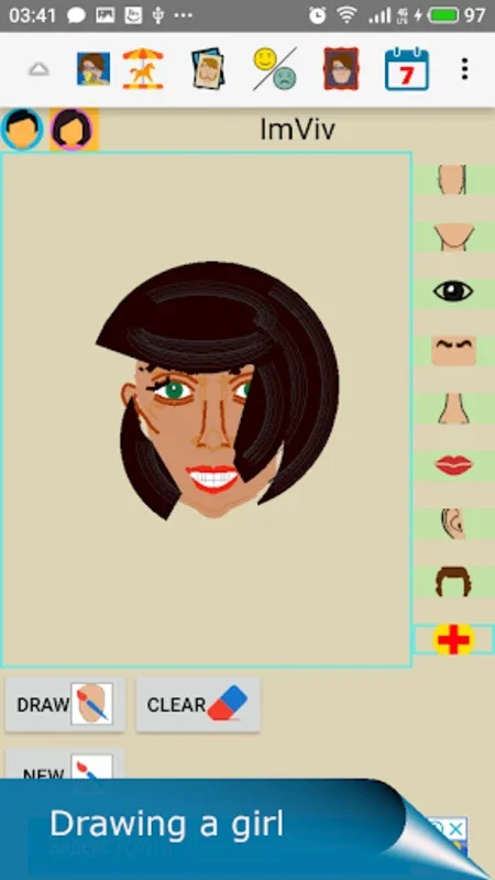 ImViv mime avatar maker for Android - Express Yourself Creatively