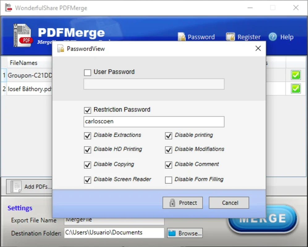 WonderfulShare PDF Merge for Windows - Merge PDFs Easily