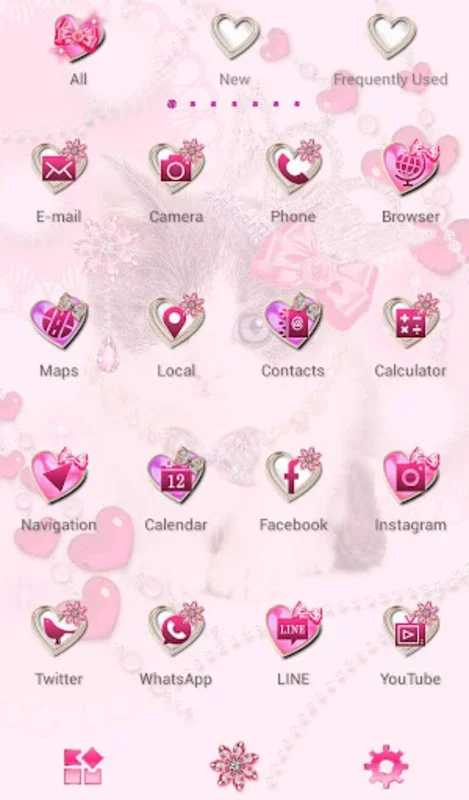 Princess Kitty Theme +HOME for Android: Charming Experience