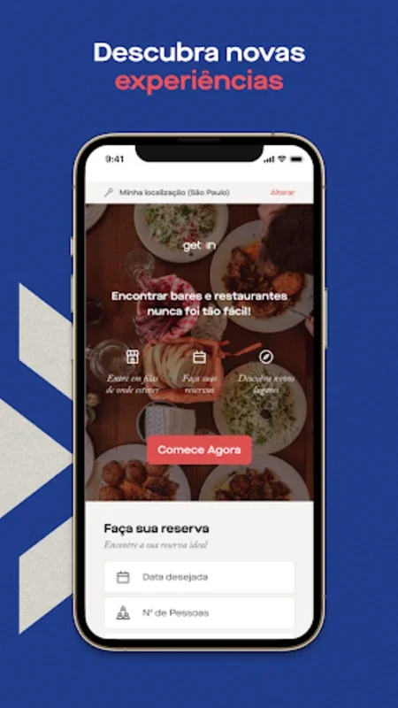 Get In - Restaurantes e Bares for Android: Streamlined Dining