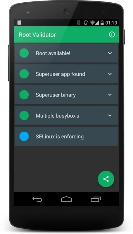 Root Validator: Check Android Root Access Status