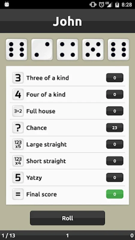 Yatzy for Android - Engaging Dice Game