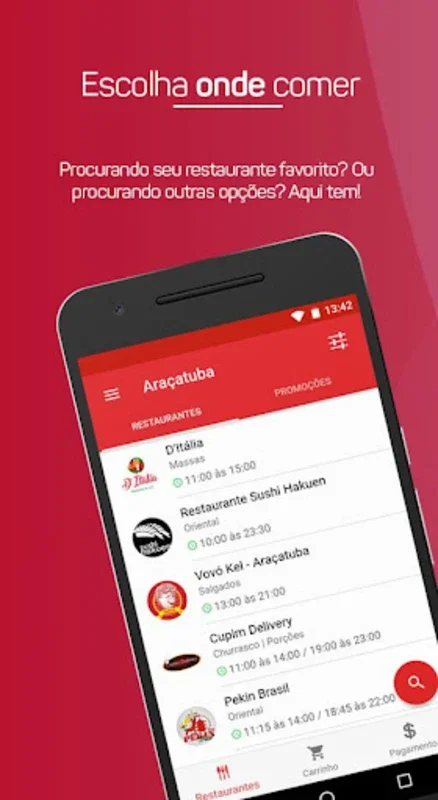 appedidos for Android - Simplify Food Ordering