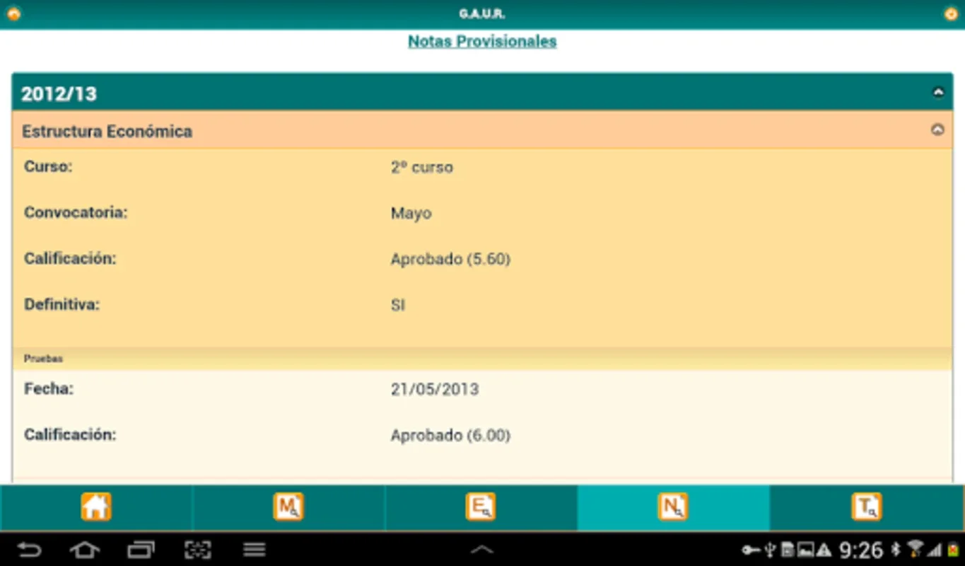 G.A.U.R. for Android - Manage Academic Info Easily