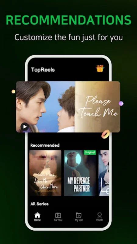 TopReels for Android - Unparalleled Korean Drama Experience