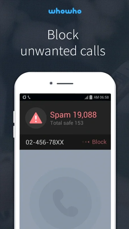 whowho for Android - Identify Callers and Block Unwanted Calls