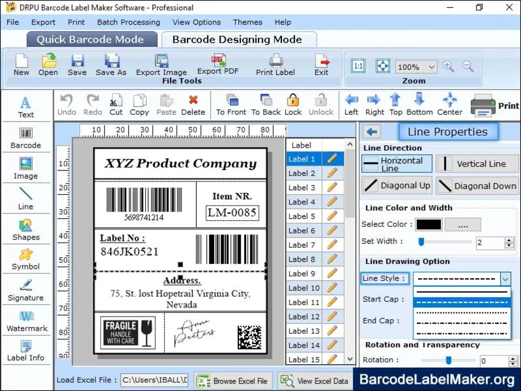 Professional Barcode Maker for Windows - Streamlined Label Creation