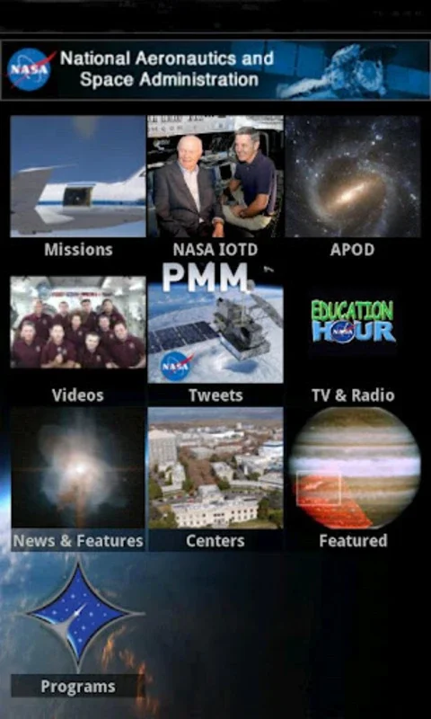 NASA App for Android - Explore Space Content