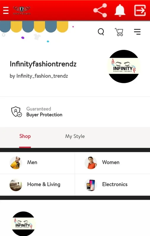 Infinity Fashion Store for Android: Trendy Clothing at Your Fingertips