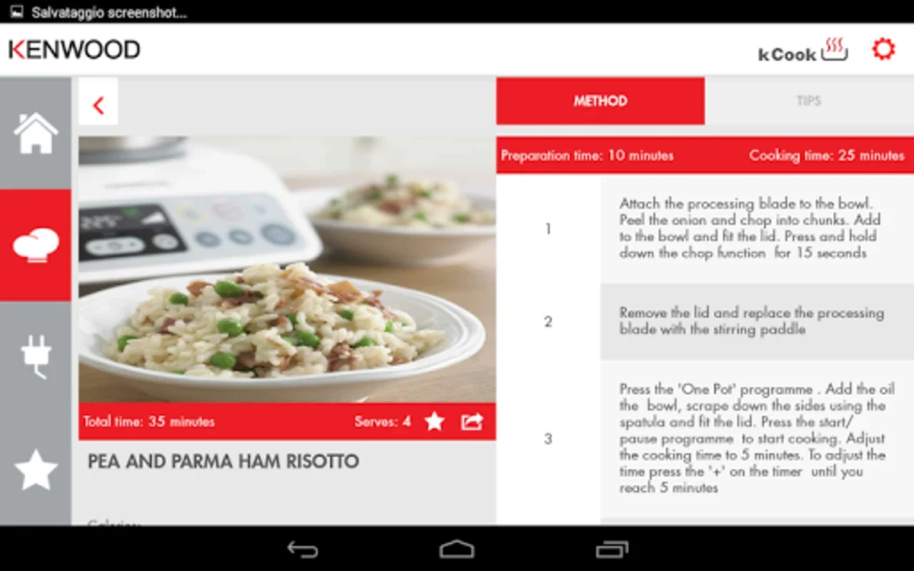 Kenwood International Recipe for Android: Explore Global Cuisine