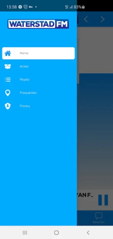 Radio Waterstad FM for Android - Diverse Radio Content
