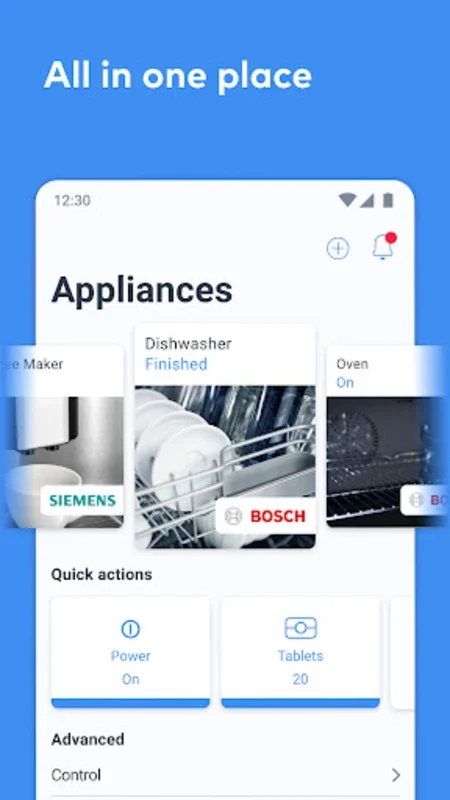 Home Connect for Android: Smart Appliance Control Hub