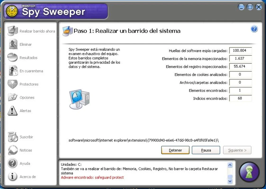 SpySweeper for Windows - Top PC Protection