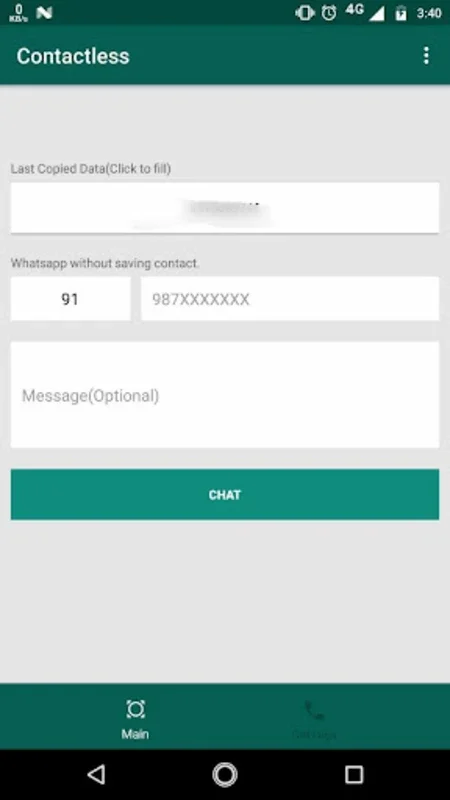 Contactless for Android - Streamlined WhatsApp Messaging