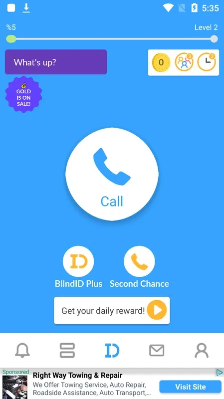 BlindID for Android - Anonymous Calls and Friend Discovery