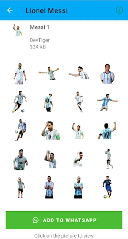 Lionel Messi Stickers for Android - Enhance Chats