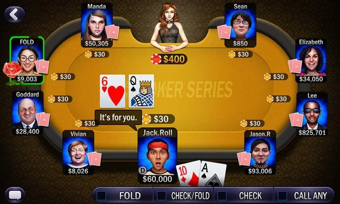 Texas Holdem - Poker Series for Android - No Downloading Needed