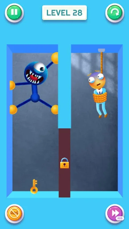 Blue Monster: Stretch Game for Android - Engaging Puzzle Adventure