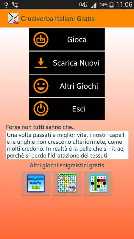 Cruciverba in Italiano Gratis for Android - No Downloading Required