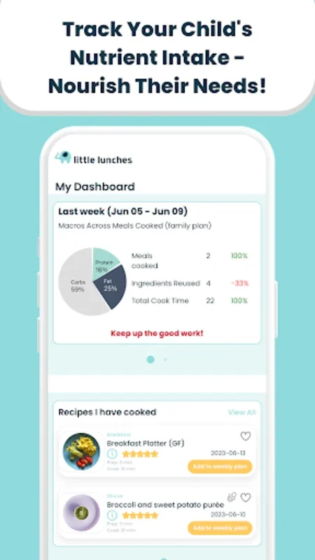 Little Lunches - Meal Planning for Android - Download the APK from AppHuts