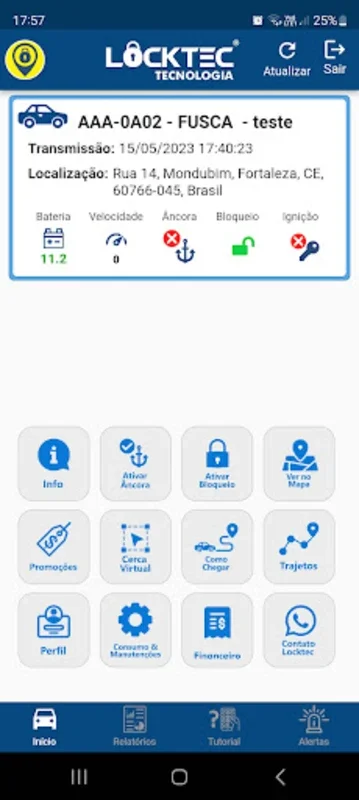 Rastreamento Locktec for Android: Secure Vehicle Tracking
