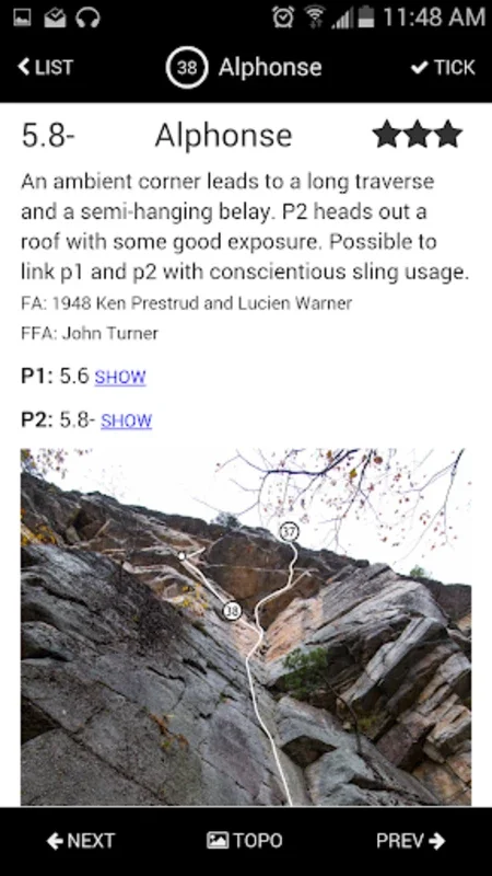 Gunks+ for Android - The Ultimate Climbing Guide