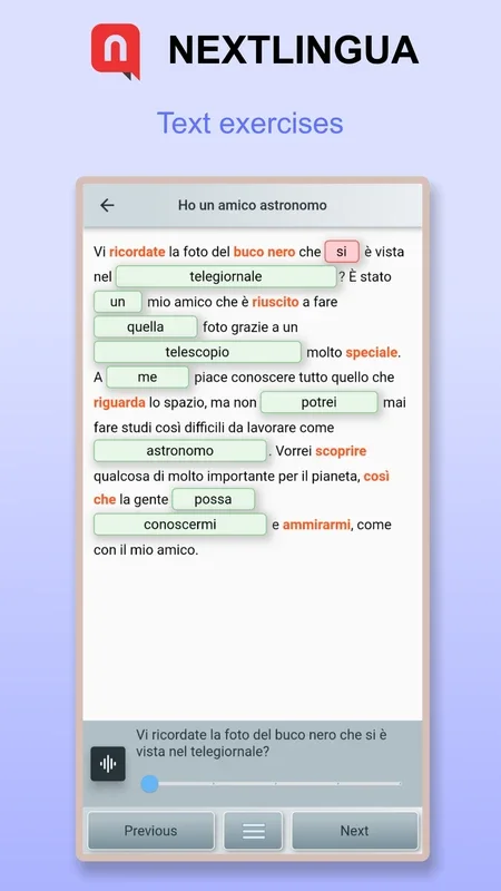 Nextlingua for Android - Learn Languages Easily