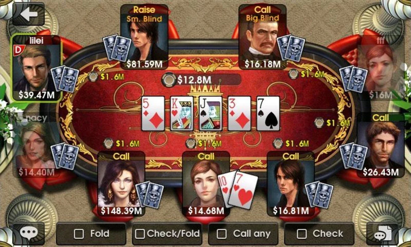 DH Texas Poker: Immersive Texas Hold'em on Android