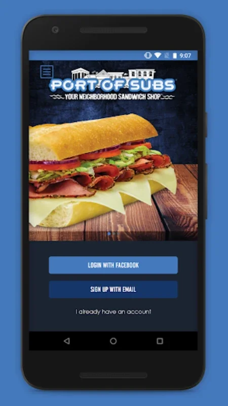 Port of Subs for Android - Order Fresh Sandwiches & Earn Rewards