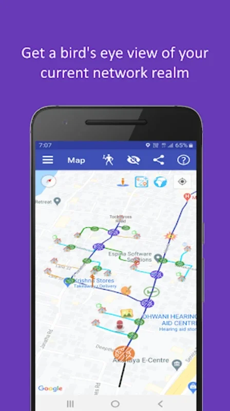 Network Map - GIS for Android: Streamlined Fiber Network Management