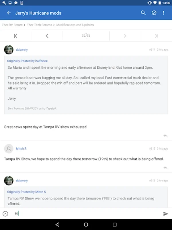 Thor RV Forum for Android - Engaging RV Community App