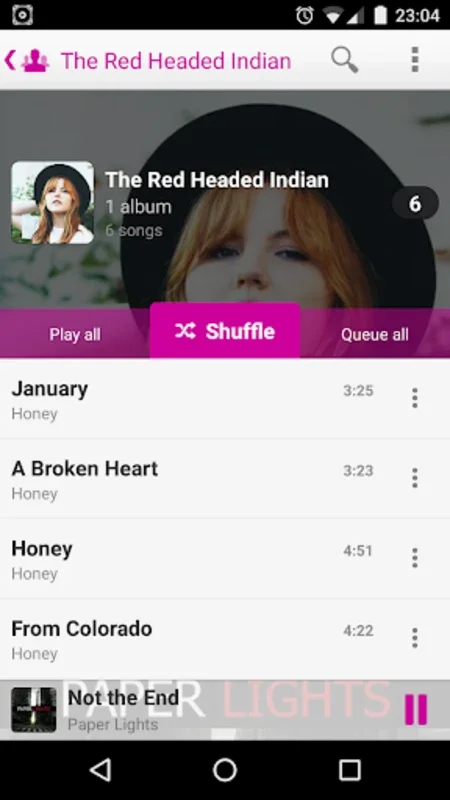 Cloudy Pink for Android: Enhance Your Playback Interface