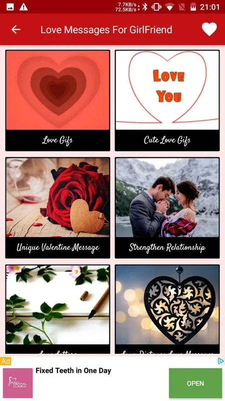 Love Messages for Girlfriend on Android for Romantic Expressions