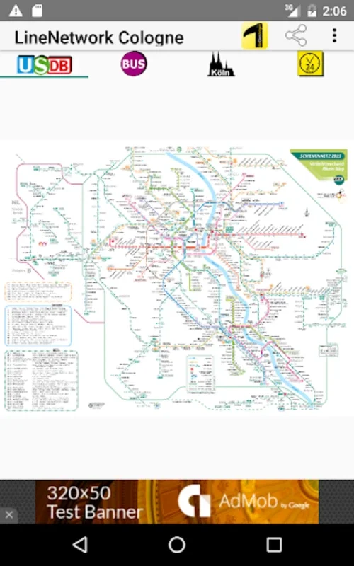 LineNetwork Cologne for Android - Navigate Cologne Easily