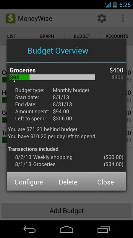 MoneyWise for Android - Manage Your Finances Effectively