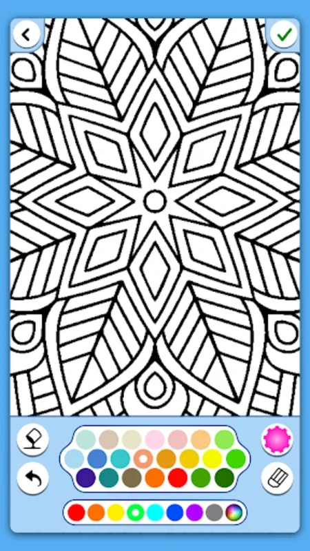 Mandala coloring book adults for Android - Relax and Create