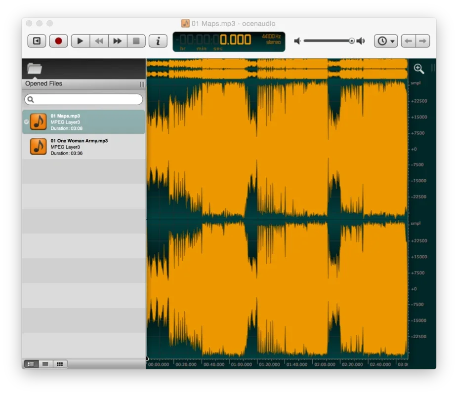 Ocenaudio for Windows - Free Audio Editing Software