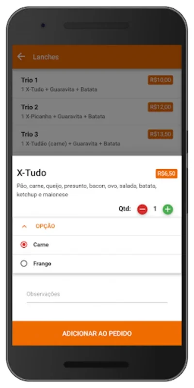 Gerônimos Lanches for Android - Seamless Food Ordering