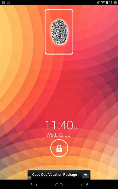 Fingerprint Screen Lock -SMART for Android: Prank Your Friends