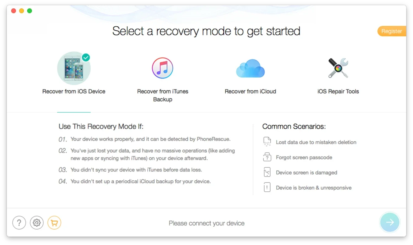 PhoneRescue for Mac - Recover iOS Data Easily