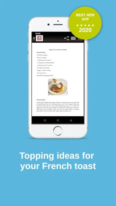 French Toasts Recipe for Android - No Downloading Needed