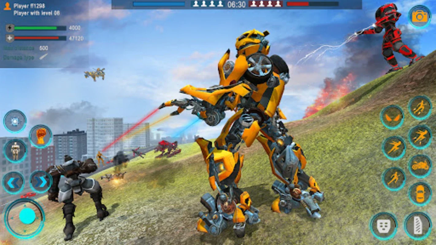 War Robots Car Transformation for Android: Strategic PvP Shooter