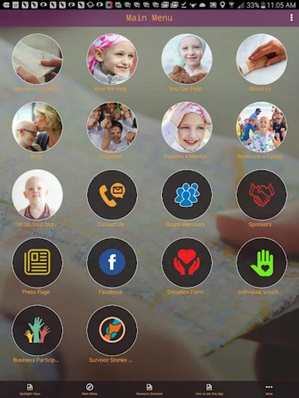 SpotlightHope for Android: Comprehensive Pediatric Cancer Support