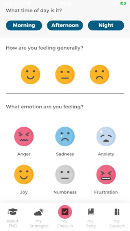 myFNDApp for Android - Managing FND Symptoms