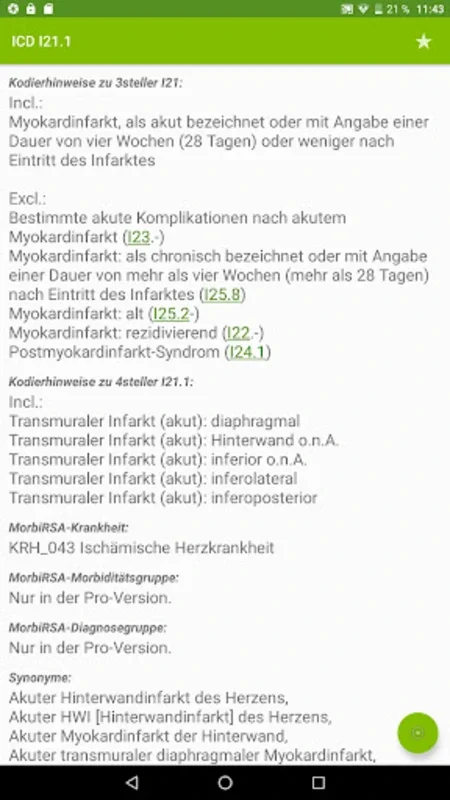 ICD-10 Diagnosen + Heilmittel for Android: Comprehensive Medical App