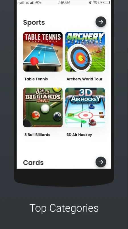 Games Hub - All in one game for Android - No Downloading Required